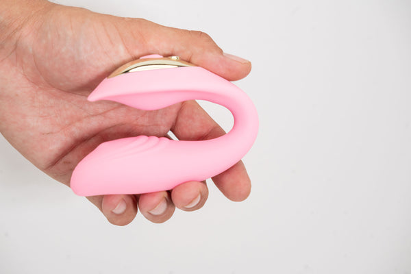 Harmonie Rechargeable Remote Silicone Bendable  Vibrator - Pink-0