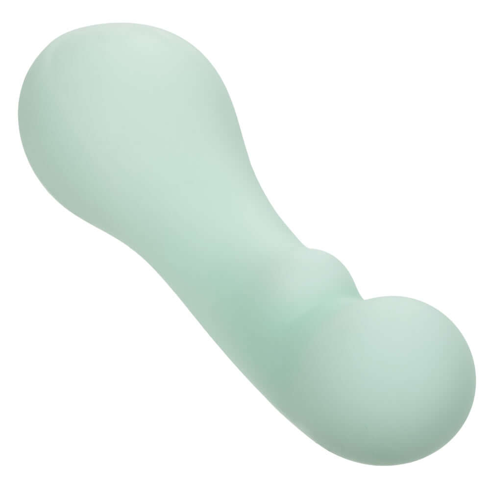 Pacifica Bora Bora - Green luxurious intimate accessory with curved tip for enhanced G-spot stimulation, providing 10 vibration and pulsation functions