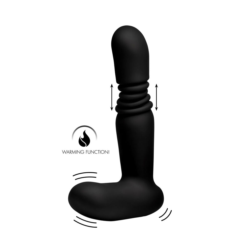 Silicone Thrusting Anal Plug With Remote Control-7
