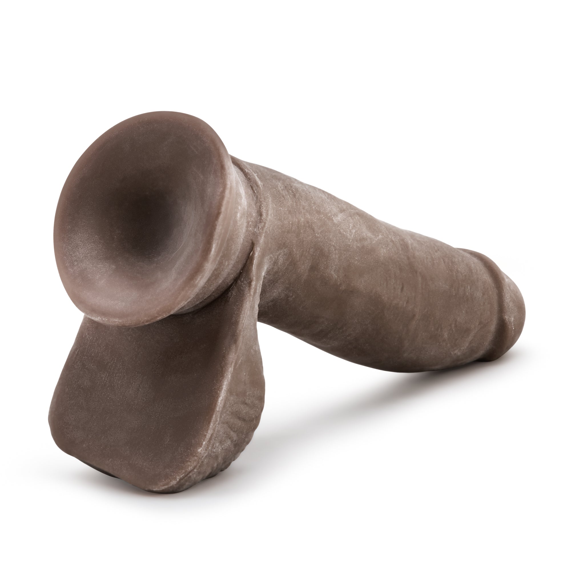 Au Naturel - 7&quot; Sensa Feel Dildo - Chocolate