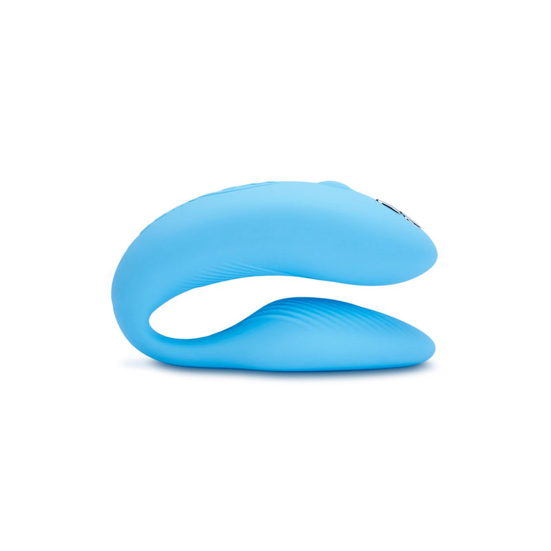 We-Vibe Chorus 10-function Hands-free App-connected Silicone Couples Vibrator with Squeeze Remote Blue