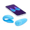 We-Vibe Chorus 10-function Hands-free App-connected Silicone Couples Vibrator with Squeeze Remote Blue