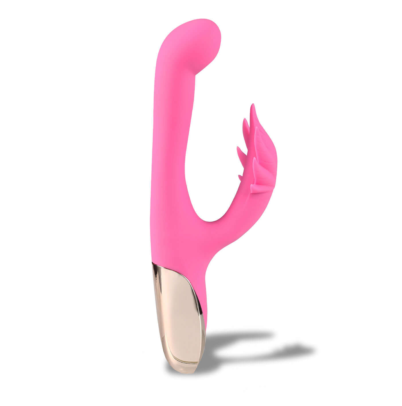 Maui 420 Series - Dual Motor G-Spot Pot Leaf - Rechargeable Vibrator - Pink-6