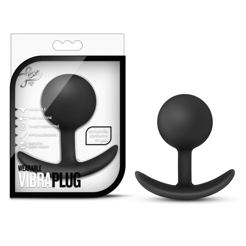 Luxe Wearable Vibra Plug - Black
