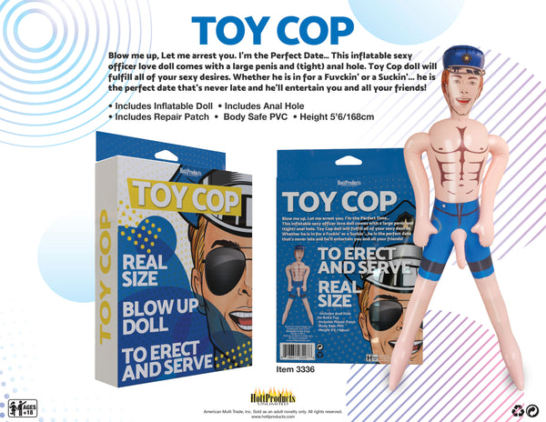 Cop - Inflatable Party Doll