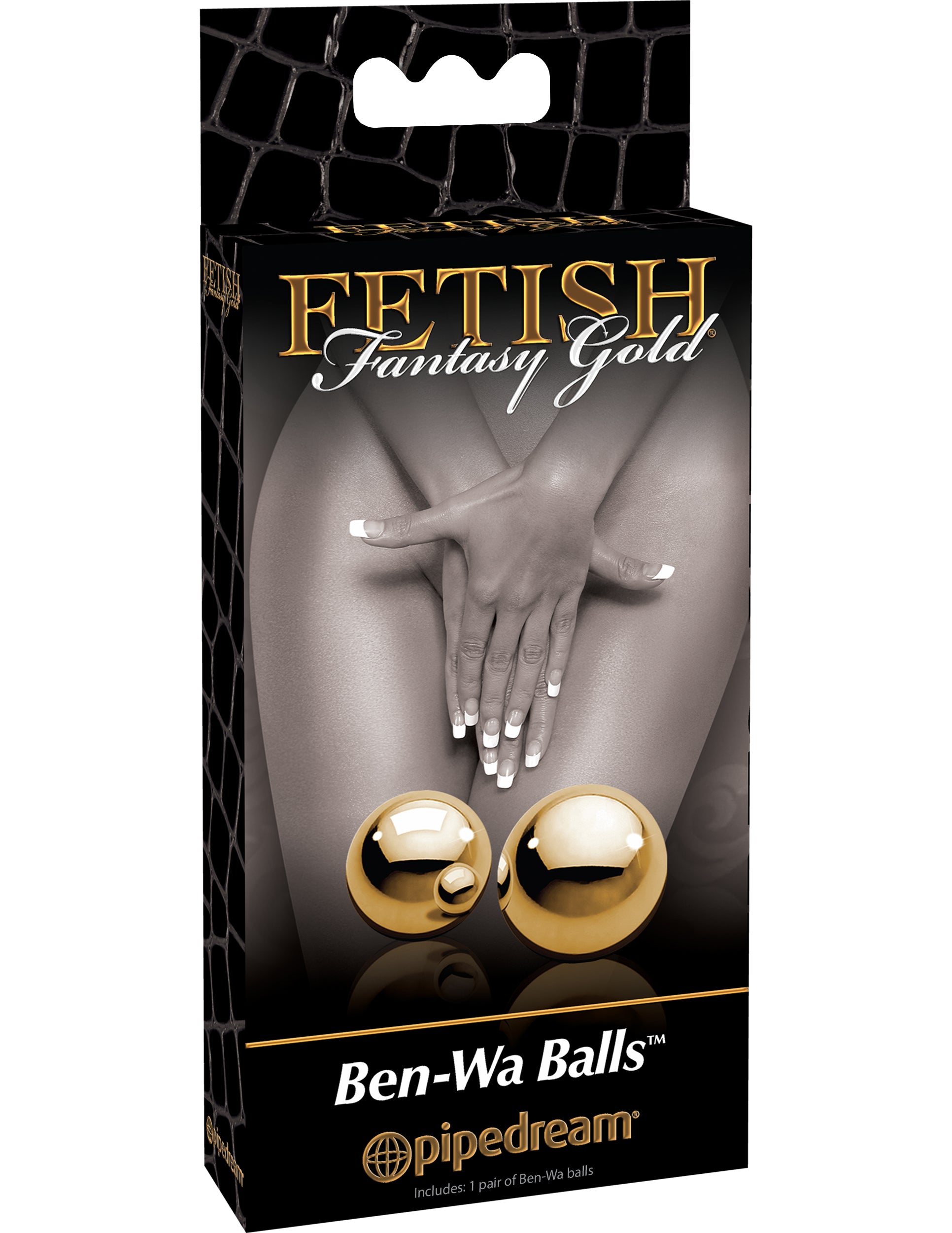 Fetish Fantasy Gold Ben-Wa Balls - Gold-1