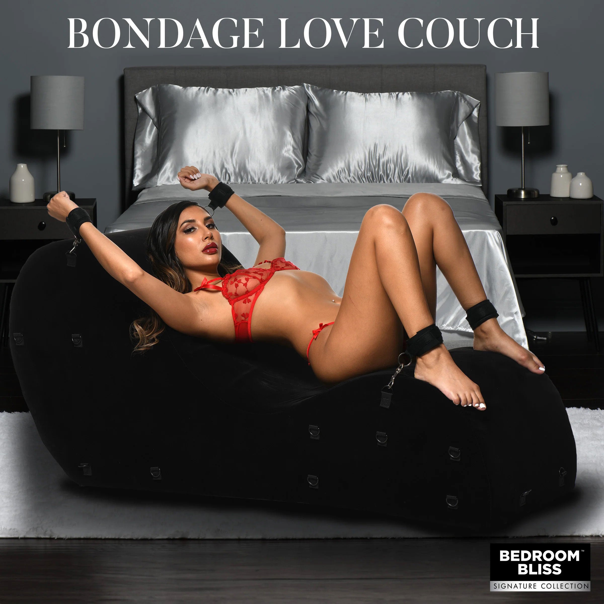 Bondage Love Couch - Black-2