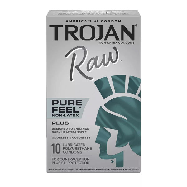 Trojan Raw Non-Latex 10 Pack-0