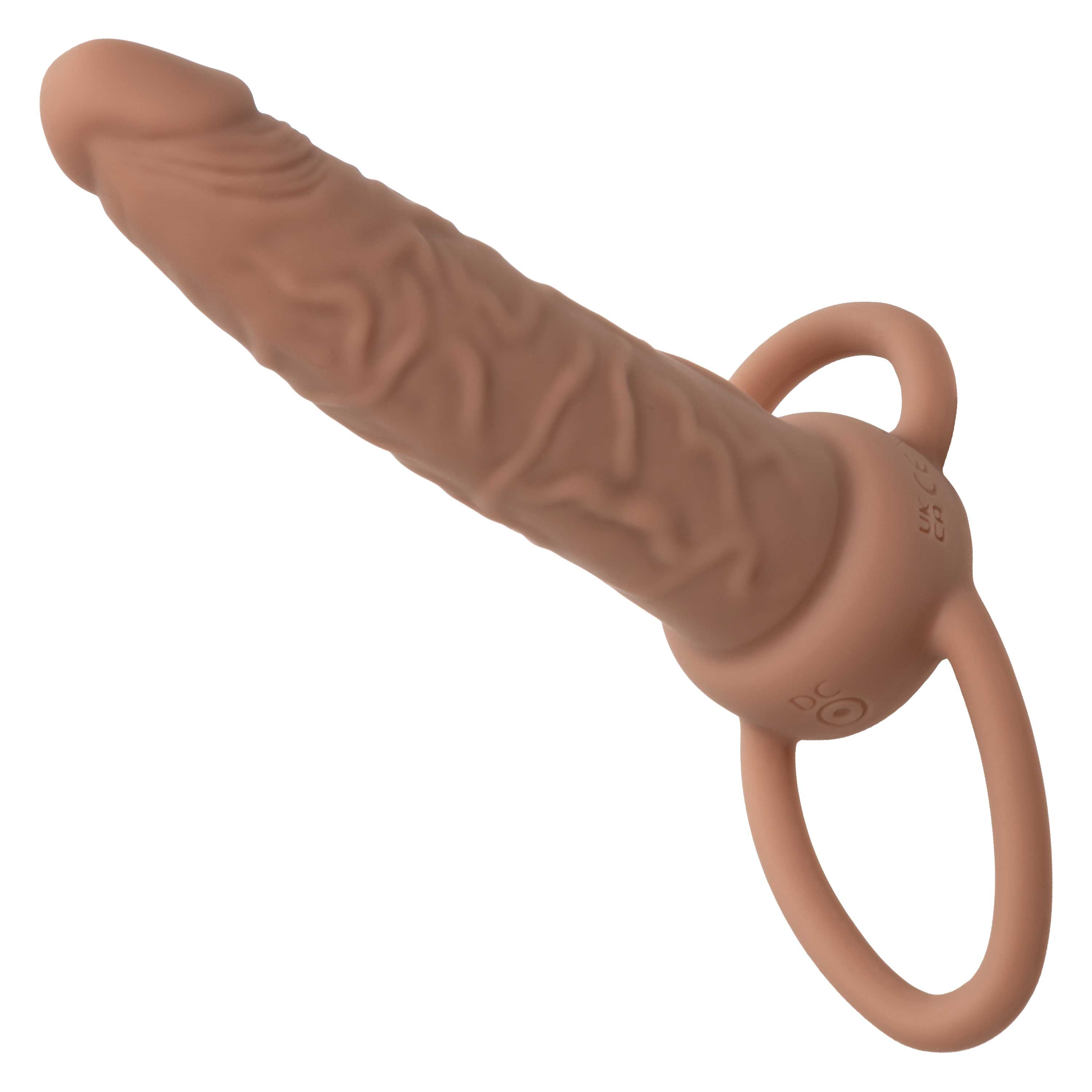 Performance Maxx Rechargeable Dual Penetrator -  Brown-5