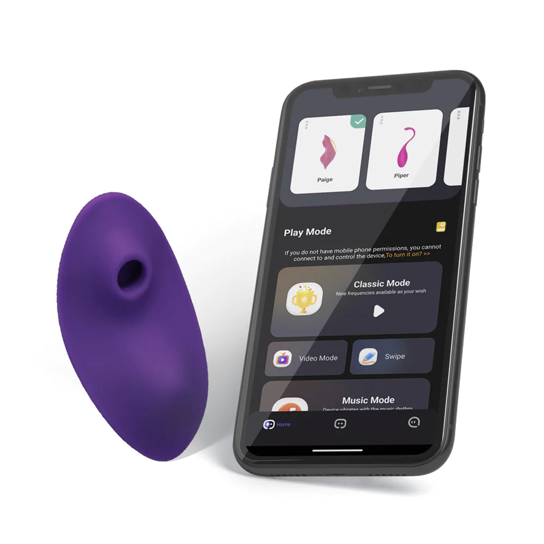 Link Paige - App Connected Dual Function Panty  Vibe - Purple-1
