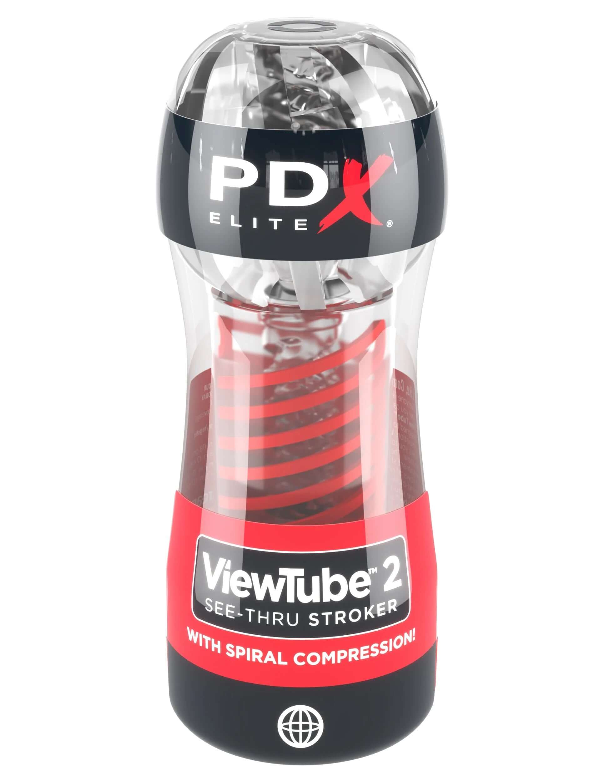 Pdx Elite Viewtube 2 Stroker - Clear-0