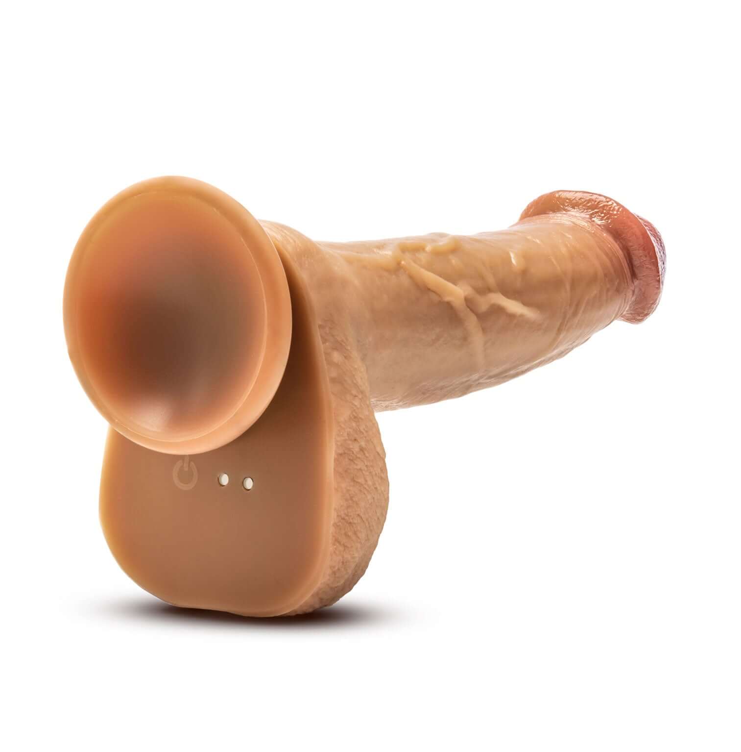 Dr. Skin Silicone - Dr. Phillips - 8.5 Inch  Thrusting Dildo - Tan-5