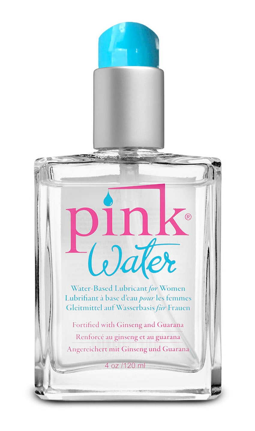 Pink Water Water-Based Lubricant 4 Oz. 120ml-0