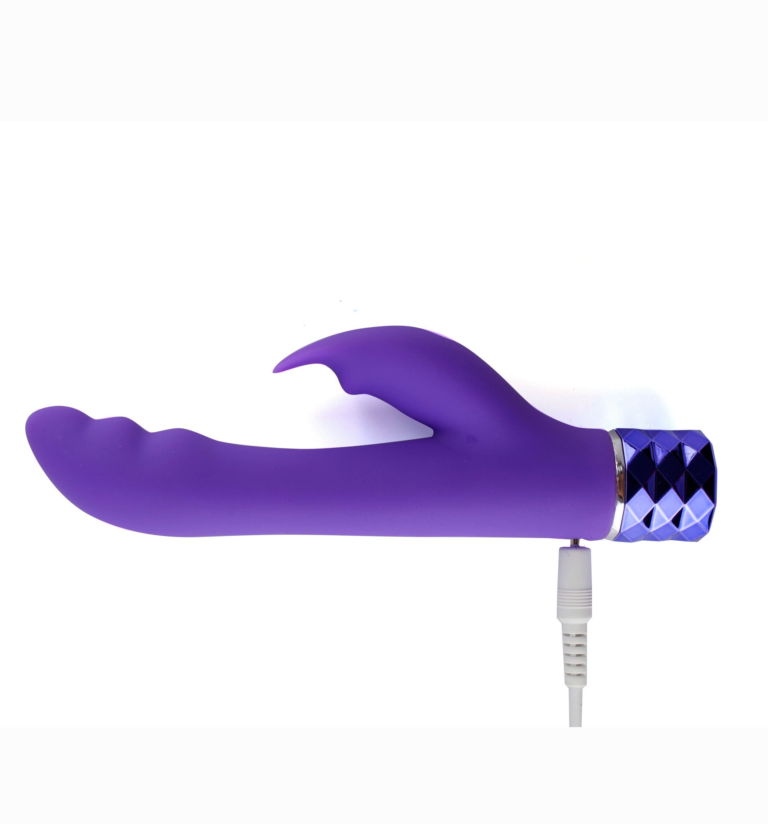 Hailey 10-Function Vibrating Rechargeable Dual  Vibe - Purple-1